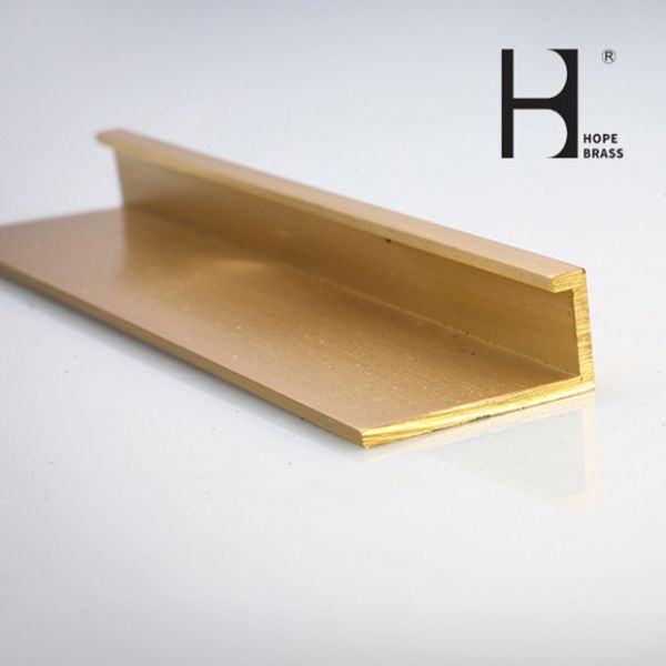Buy Chrome Plating Surface Brass L Profile at wholesale prices