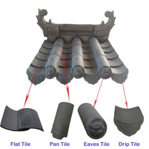 Building Roofing Shingles Plain Clay Roof Tiles Construction Material