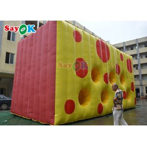 PVC Tarpaulin Inflatable Sports Games Inflatable Cheese Barriers