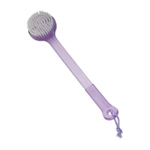 Purple Exfoliating Back Scrubber , Bath Body Extra Long Back Scrubber