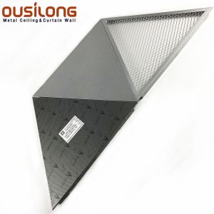 Expose Metal Mesh Aluminum Open Cell Clip In Ceiling