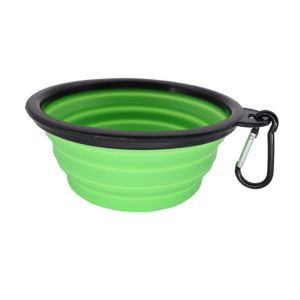 Eco Friendly 9cm Pet Feeder Bowl 15oz Silicone Pet Bowl