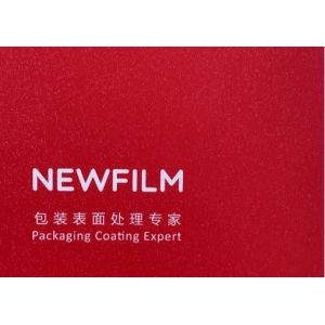 105mic Thermal Glitter Embossing Lamination Film With Shining Visual Suitable