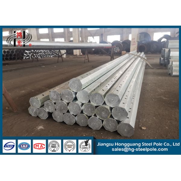 Buy Conical Flange Connection 110KV 30FT Electric Power Line Post at wholesale prices