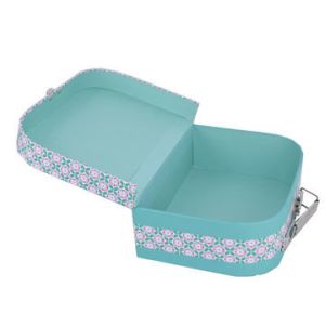 Original Design Suitcase Small Suitcase 28*18*8cm Size Cardboard Storage Boxes