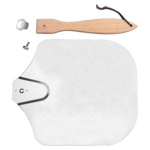 12"*14"*25'' Pizza Turning Peel Foldable Wooden Handle Aluminum Pizza Peel