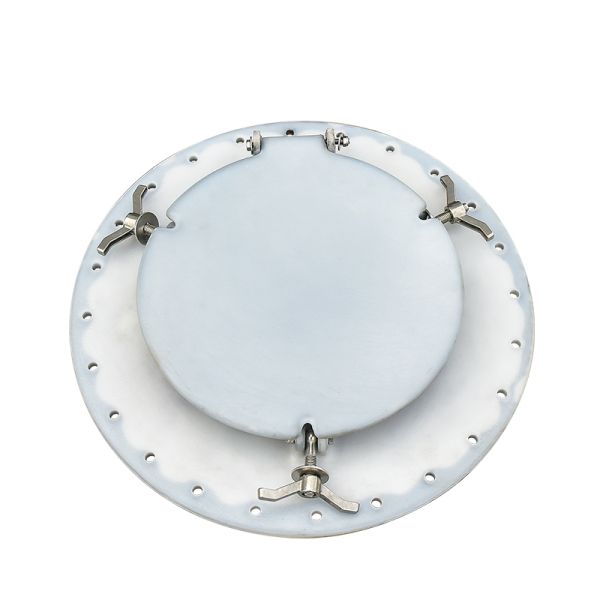 Chemical Vehicle Special DN 500mm Plastic Lined Manhole Cover for Material Inspection