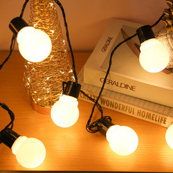 Party Globe String Lights 32ft 40 LED Battery Operated String Lights with Remote