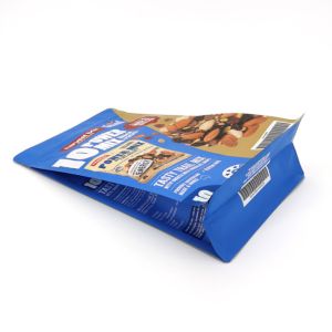 Customized Aluminum Foil Inside Flat Bottom Bags Offset Printing