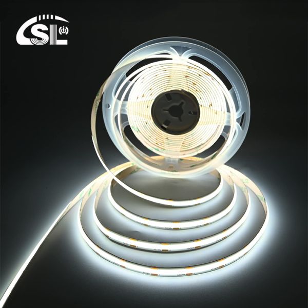 480Leds 6500K White flexible COB Led Strip Light for Indoor decoration in 12V/24V voltage