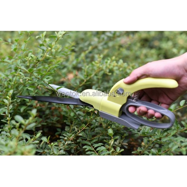 Anti-Slip Grip Grass Shears 360 Rotating Single Hand Grass Cutter Lawn Edge Shears