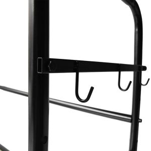Height 1250mm Length 1180mm Tire Storage Rack With Hooks
