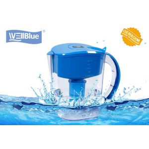 Household Plastic Alkaline Water Pitcher With Non Electric Eco Friendly