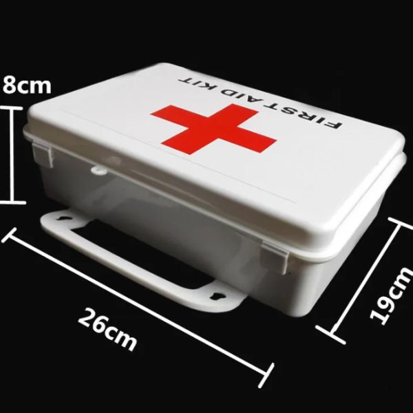 Home Office Portable First Aid Box Waterproof Medicine Box PP Plastic