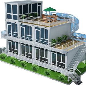 Zontop Modern Luxury Quick Concrete 20ft 40 Ft Ready Prefabricated 4 Bedrooms