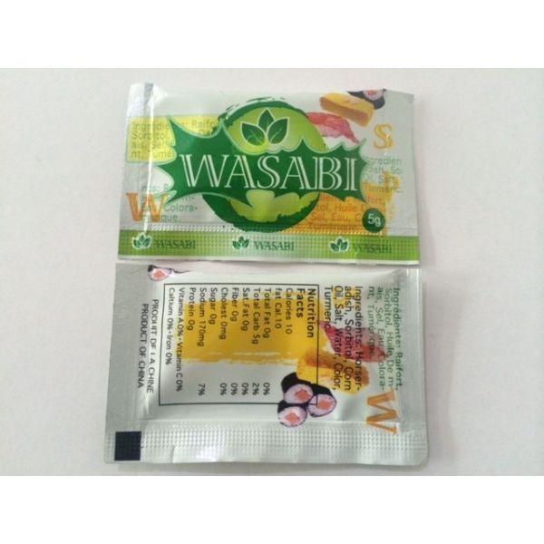 New Crop Green 2.5g Wasabi Sachet Small Package