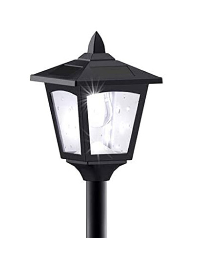 40 Inches Mini Solar Lamp Post Lights Outdoor Solar Powered Street Lights For