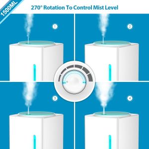 Home Use 1500ml Plastic Cool Mist Aroma Diffuser