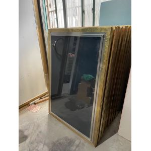 Wall Mounted Shielded Window Silver Aluminum 40dB Radiation Shielding Windows