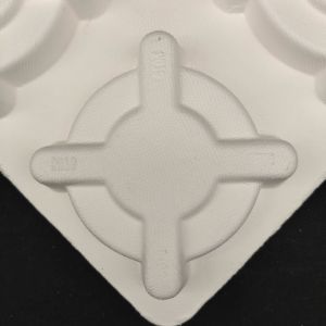 China Made Pulp Molding Shockproof Eco Friendly Coffee Takeaway Containers