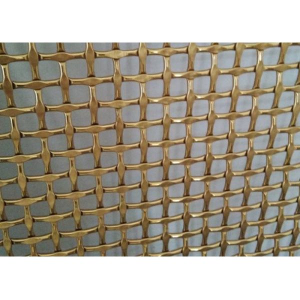 Stainless Steel 316 Decoration Wire Mesh with 1.5mm Wire Diameter and Customized Color for Inner Decoration
