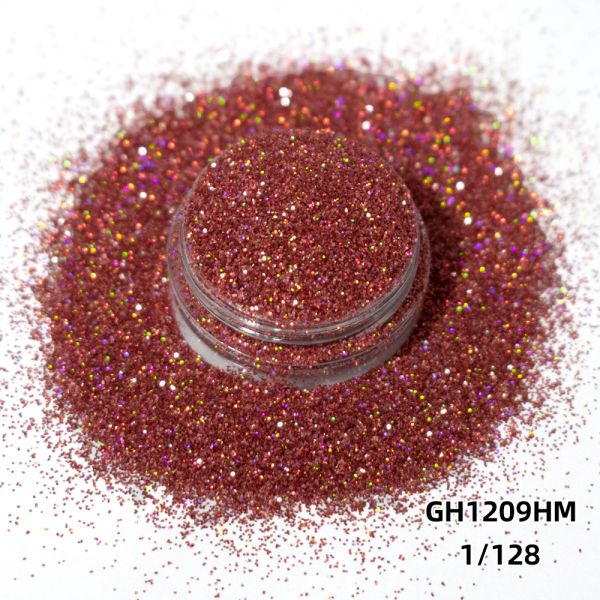 Water Plant Based Cellulose Bio Glitter Powder Holographic Hexagonal Sequin