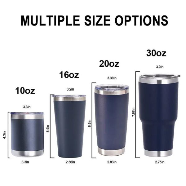 Wholesale 20oz Double Wall Vacuum Insulated Tumbler Stainless Steel Car Travel Coffee Mugs With Lids