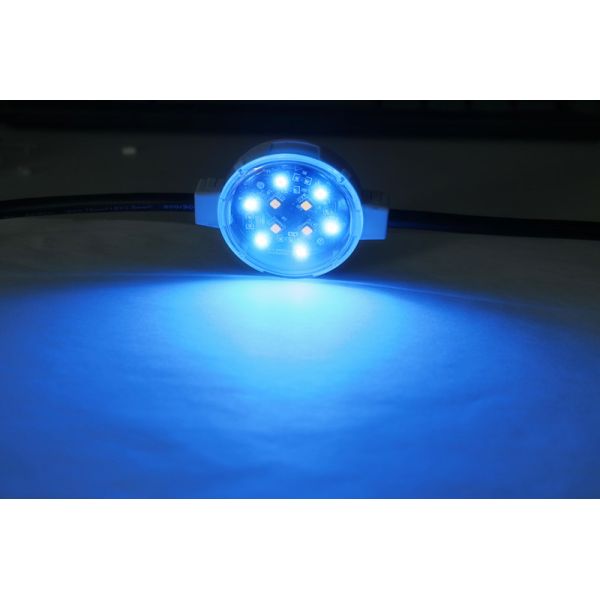 Decorative 1.5W 24V SMD3535 H5010M24 RGB LED Pixel 50mm