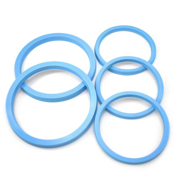 Caterpillar Volvo Hydraulic Rod Seal Polyurethane PU Oil Resistant OEM Sky Blue Seal Kit