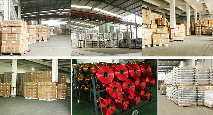 White Color 100D / 36F Polyester DTY Yarn HIM / SIM / NIM For Knitting