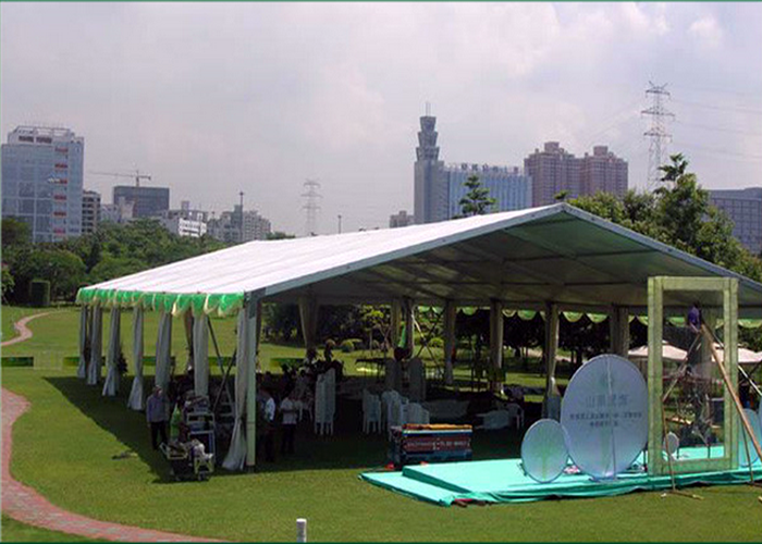 Double PVC Rooftop Wedding Party Tent For Anniversary / Wedding Reception
