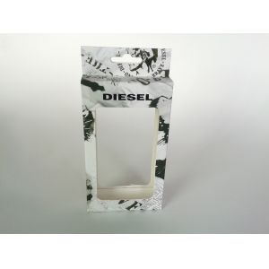 Rectangle Fashion Coated Paper Packaging Box with Hanger, Spot UV Foldable Card