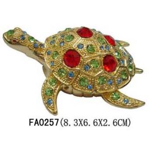Quality Wholesale Turtle Jewelry Trinket Box for sale