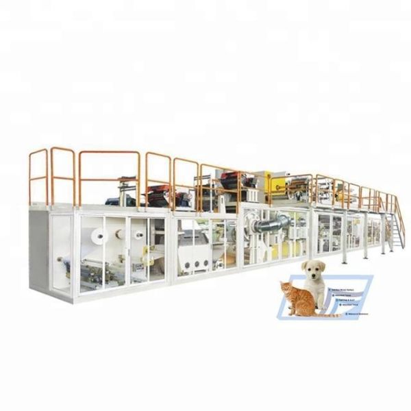 Buy Super Absorbent Disposable Under Pad Making Machine at wholesale prices