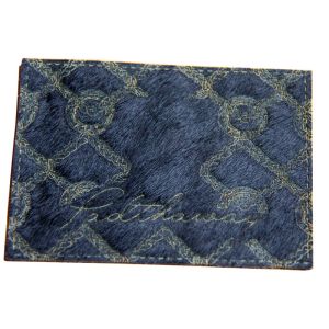 Customized Embossed Leather Patches Panton Color heat burning logo