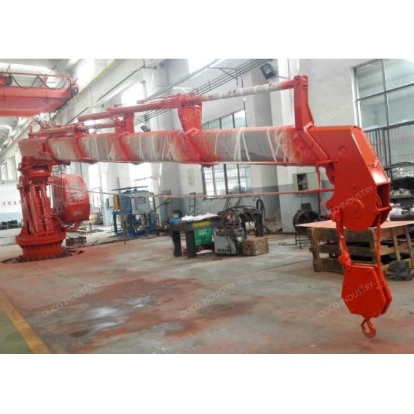 telescopic foldable knuckle boom crane