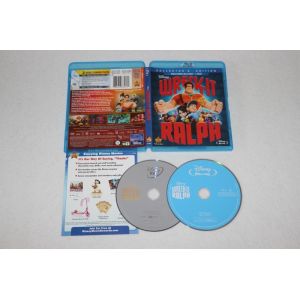 2016 kids Blue ray Wreck-it Rrlph cartoon disney dvd Movies for children Blu-ray