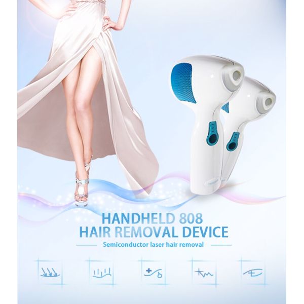 Handheld 24J/Cm2 808nm Laser Hair Removal Machine