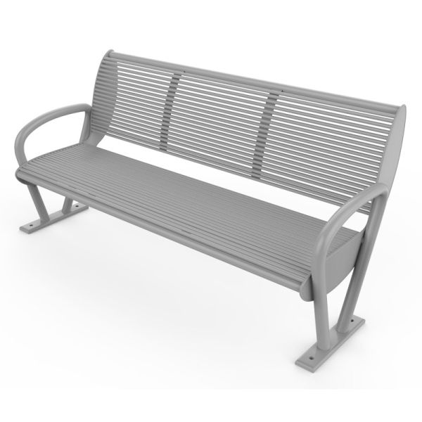 Buy Commercial ISO14001 Certificate 180cm Outdoor Aluminum Benches at wholesale prices