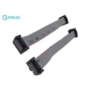 2*5pin IDC 2.54mm Pitch Pinrex Bump With Strain Relief Flat Ribbon Cable 0.635mm