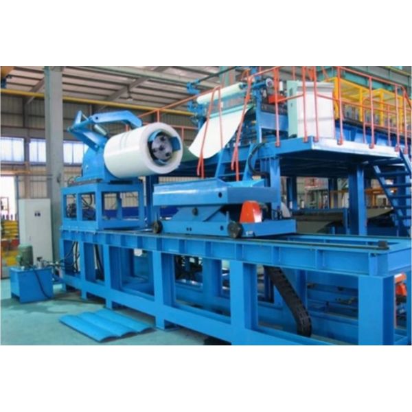 Buy 20M/Min Polyurethane Sandwich Panel Manufacturing Line at wholesale prices
