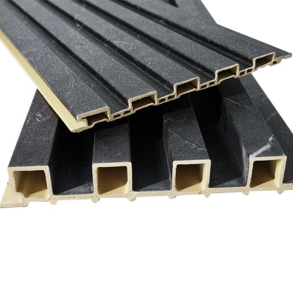 Buy Modern Interior Art Louver Decorative 3d Fluted Wpc Wall Panels for Wall or Ceiling and Indoor Tv Pvc Covering Panel at wholesale prices