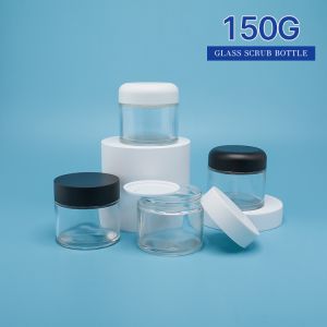 Recycled Glass Cosmetic Jar 150g Scrub Peeling Salicylic Acid Nutritious