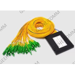 Singlemode 2.0mm 2×64 PLC Passive Fiber Optic Cable Splitter