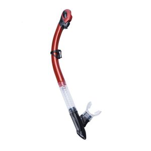 China Dry Snorkels Scuba Diving Tube with 100% Silicone Mouthpiece on sale