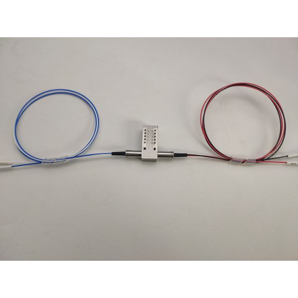 2x2 Bypass 900um Mechanical Fiber Optical Switch LC UPC Non Latching