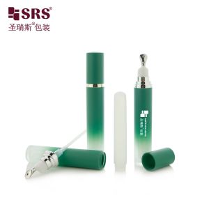 LR001 15ML 20ML Luxury Acrylic Bottle With Metal Applicator Zinc Alloy Material
