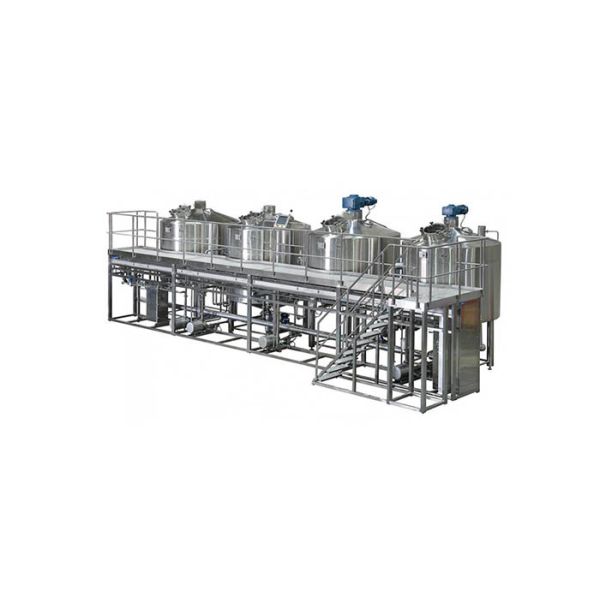 Sanitary SS304 5000L Large Scale Brewing Equipment With Mirror Polish And 50MM