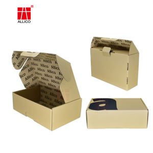Book Shape Folding Box Printable Logo Gift Box Corrugated Packaging Box