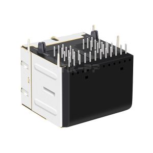 Pulse JX20-0252NL Compatible LINK-PP LPJ27335A48NL 10/100 Base-T 2x2 Port RJ45